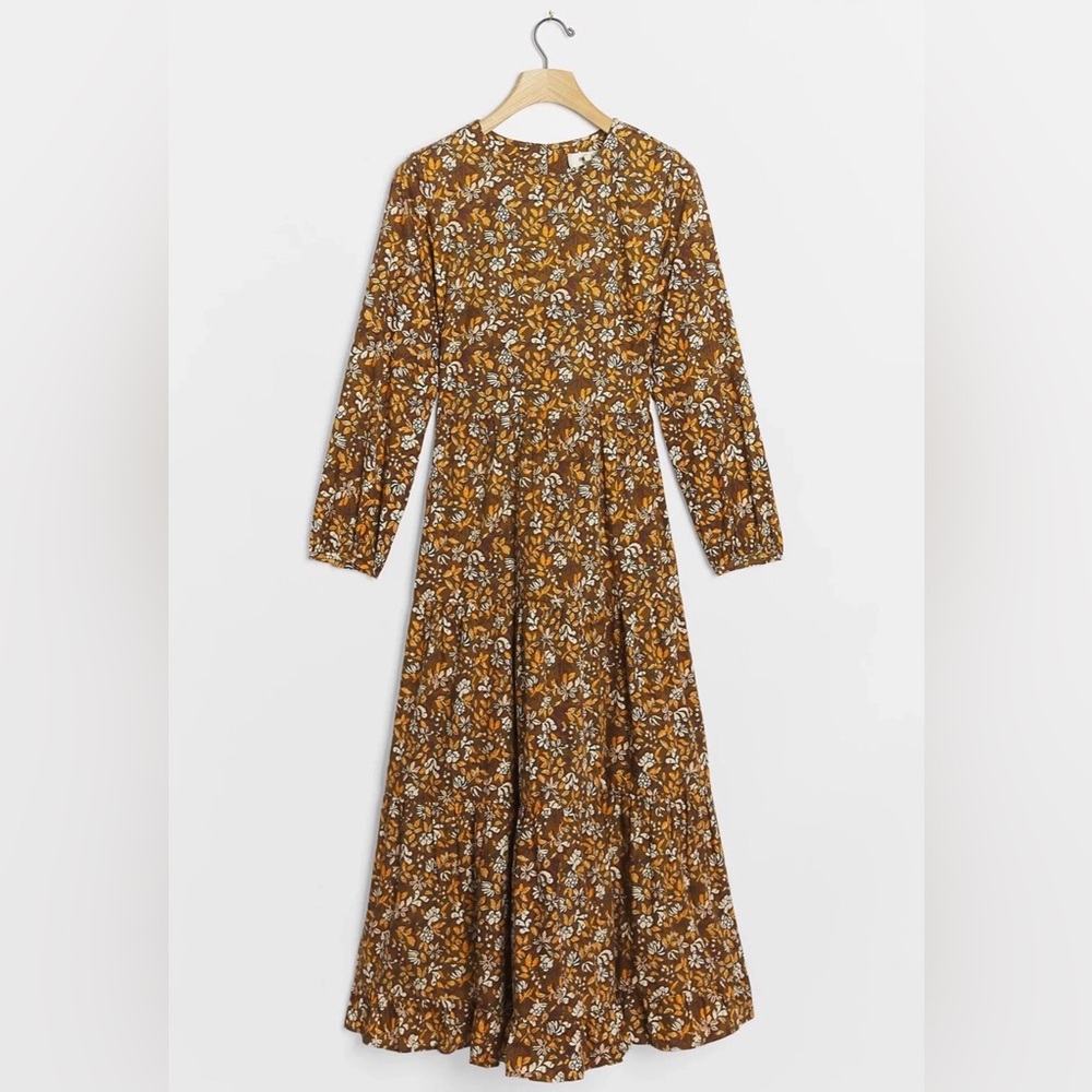 NWT Anthropologie Nefyn Maxi Dress Size Large Original Price$168